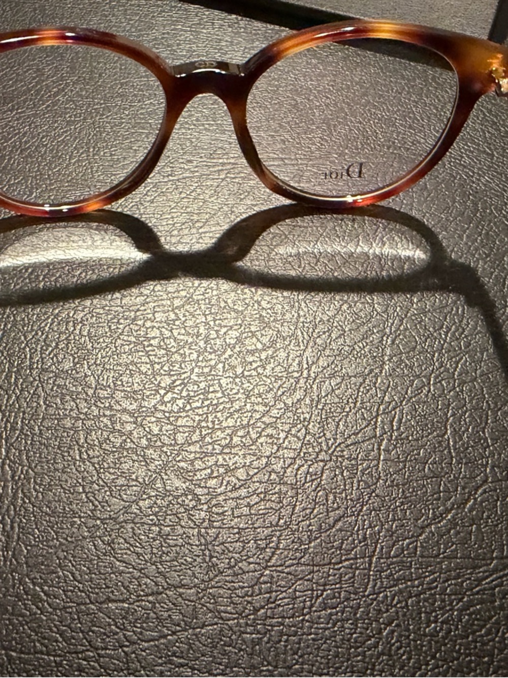 Dior Tortoiseshell Round Optical Glasses in Brown - Picture 2 of 10